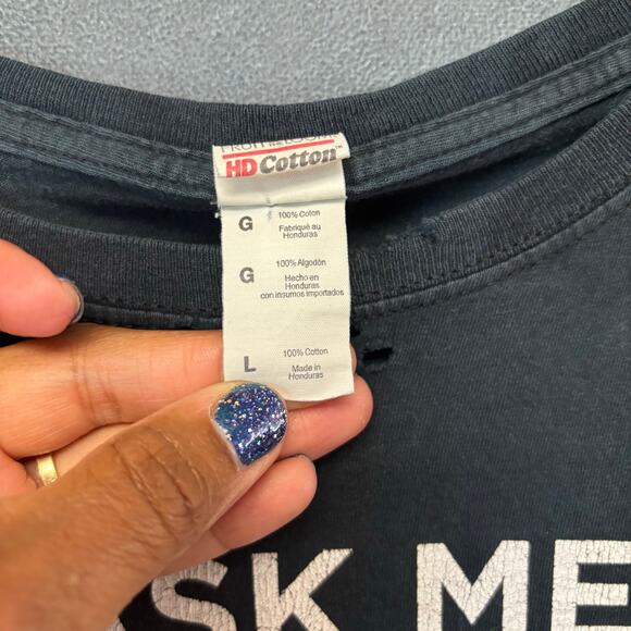 Coca Cola Energy Circle K Promo T-Shirt Black Men’s L Graphic Vintage Distressed - Picture 8 of 15